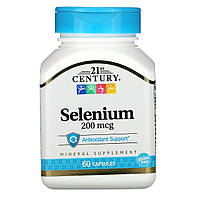 Селен 21st Century (Selenium) 200 мкг 60 капсул