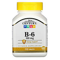 Витамин B6 21st Century (Vitamin B6) 110 Таблеток — Купить Недорого на ...