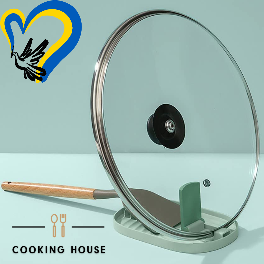 Підставка для ложок та кришок Cooking House кухонна, м'ятного кольору
