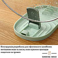 Підставка для ложок та кришок Cooking House кухонна, синього кольору, фото 4