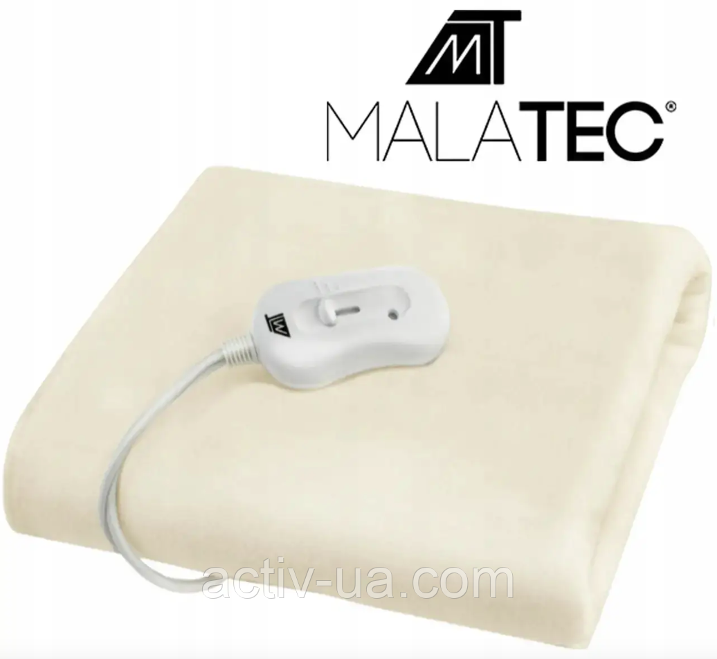 Електропростирадло (електроковдра) Malatec 4597, 150*80 см, 60 Вт., макс.темп. 60°С, Польща