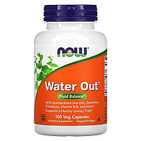 Витамины для баланса жидкости в организме Now Foods (Water Out) 100 вегетарианских капсул