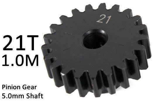 Team Magic M1.0 21T Pinion Gear for 5mm Shaft amc
