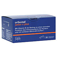 Orthomol Junior C Plus, Ортомол Джуниор 30 дней (лингвальный порошок) /повреждена