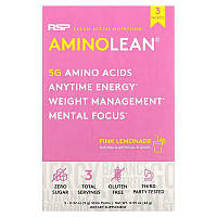 Аминокислоты розовый лимонад RSP Nutrition (AminoLean Pink Lemonade) 3 пакетика по 9 г