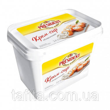 Крем-сир President 24.5% 1 кг
