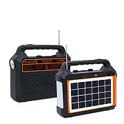 Ліхтар EP-0158 Power Bank-Блютус-Радіо із сонячною панеллю 9V 3W