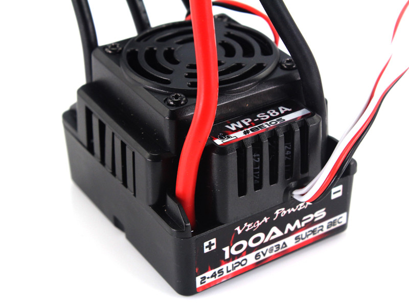 100A Brushless Electric Speed Controller for 1/8XB/SC/XT/MT 100A water splash proof ESC amc