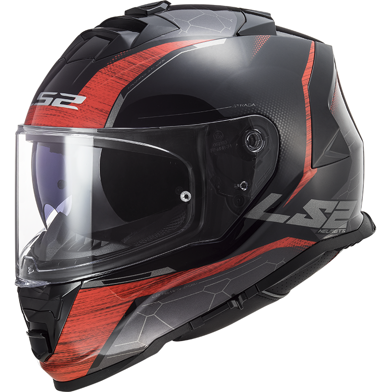 МОТОШОЛОМ ЗАКРИТИЙ LS2 FF800 STORM CLASSY КОЛІР RED