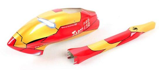 Фюзеляж Tarot 450 Pro Iron Man зі скловолокна (TL2841) amc, фото 1