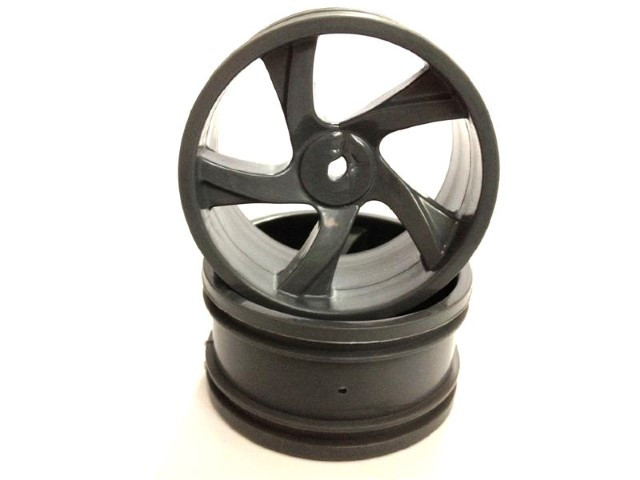 1:18 Black Rims 2P