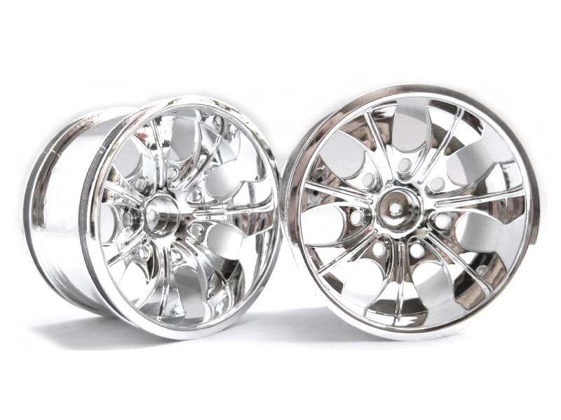 (08008N) Chrome Rims 2P