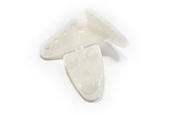 Кабанчик нейлоновий Haoye 16.5x20 мм (білий) 50 шт в пакуванні amc