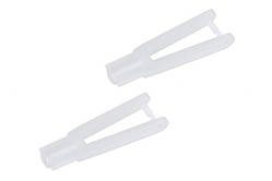Наконечники тяг нейлонові 2 шт в пакуванні Haoye Ø2x29мм (білий) amc