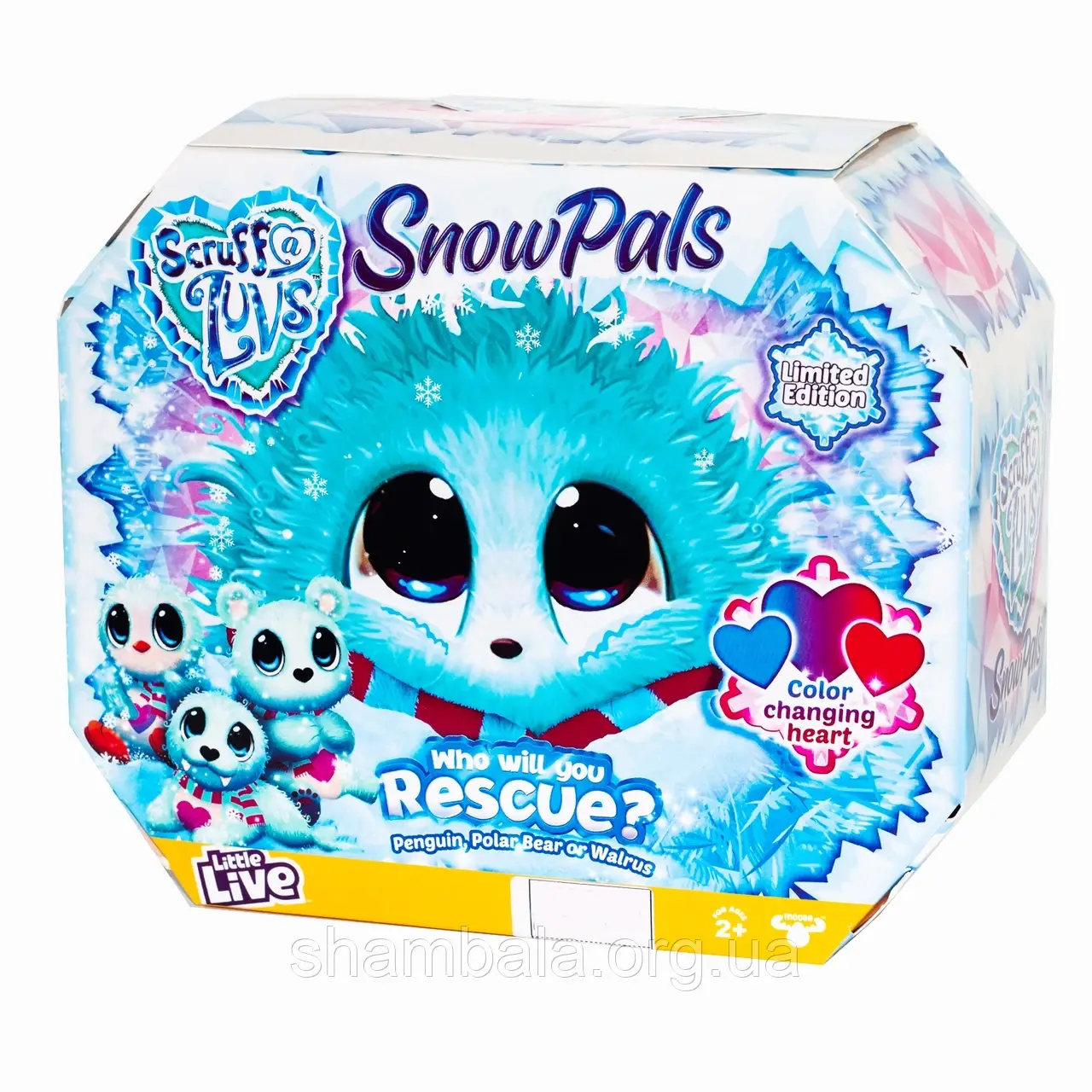 Іграшка-сюрприз Scruff A Luvs "Snow Pals - блукаюча зурка" (072852)