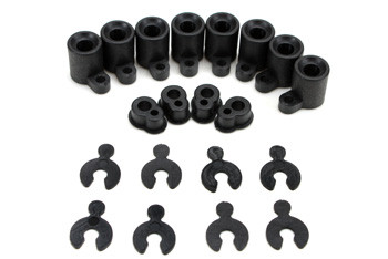 Team Magic E6 Nylon Adjuster & Pivot Ball Mount amc