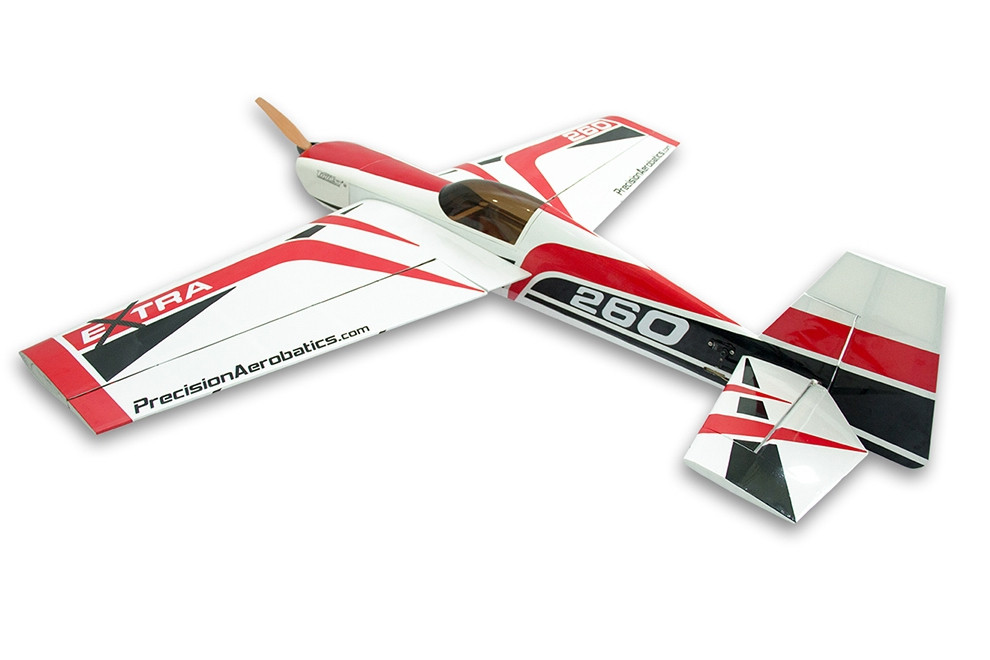 Модель літака для складання Precision Aerobatics Extra 260 1219мм радіокерований планер на пульті управління
