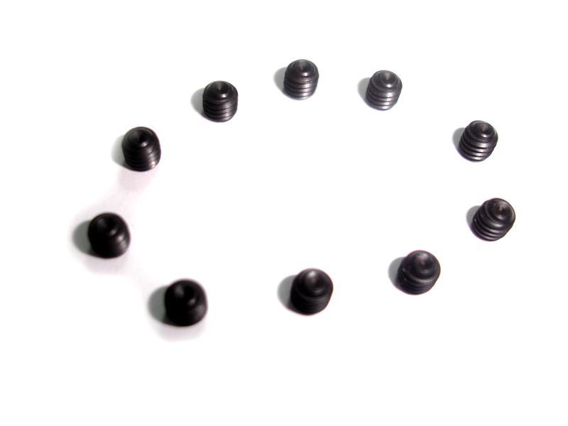 02099 M4*4 Grub Hex Screws 10P