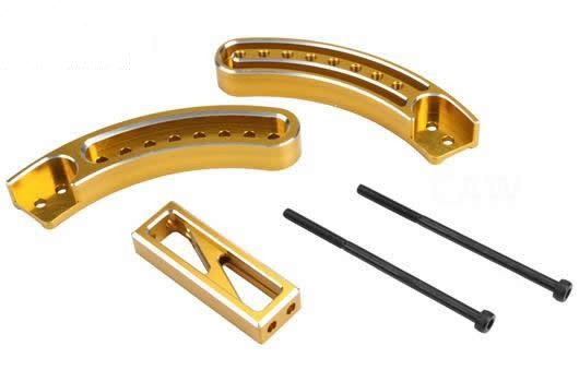 Team Magic E6 The Fifth Wheel Mutiangle Adjusting Mount Gold amc