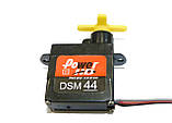 Сервопривід цифровий мікро сервомотор 6.5г Power HD DSM44 1.6кг/0.07сек двигун для радіокерованих моделей amc, фото 6