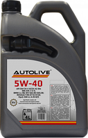 Синтетическое моторное масло AUTOLIVE 5W-40 4 L