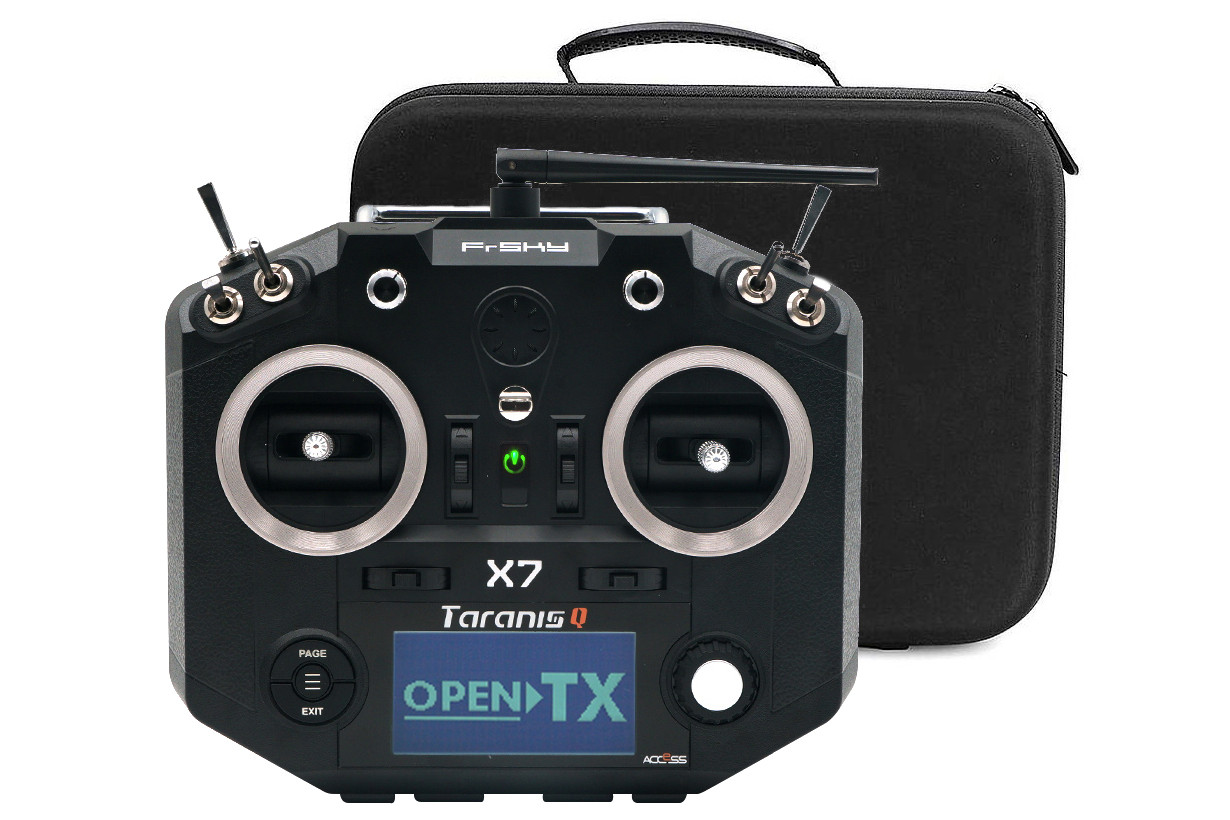 Апаратура керування FrSky Taranis Q X7 ACCESS із сумкою для БПЛА (чорний)