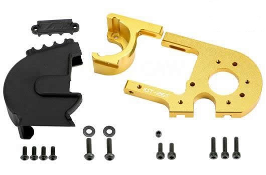 Team Magic E6 Adjustable Motor Mount W Cover Gold amc