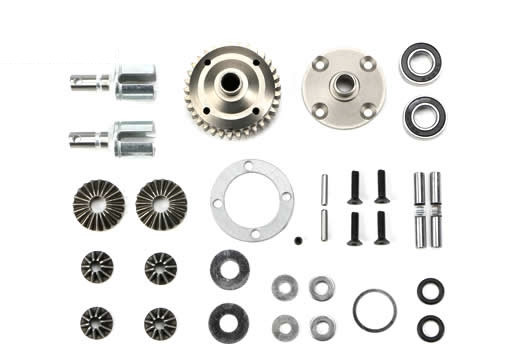 Team Magic E6 Center Differential Set With Steel Case for BES amc