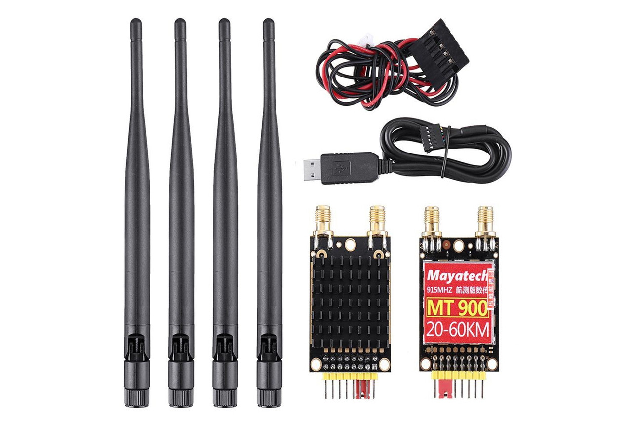 Модеми для Pixhawk Mayatech MT900 915MHz 1W комплект 2 шт. запчастини та комплектуючі для радіокерованих моделей amc