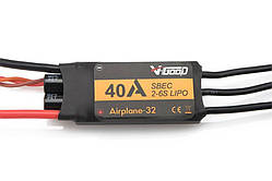 Регулятор ходу для літака VGOOD 40A 2-6S ESC amc