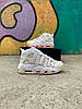 Жіночі Кросівки Nike Air More Uptempo Beige кеди Найк Аїр Аптемп бежеві шкіра унісекс, фото 8