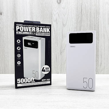 POWERBANK REMAX RPP-162 50000 mA/h (білий), фото 2