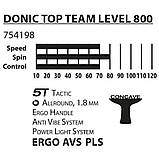 Ракетка настільний теніс Donic Top Team Level 700, фото 4