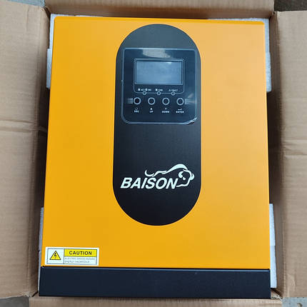 Гібридний інвертор ДБЖ LEXRON/BAISON HMS-1.5-1200W, 1200W, 12V, струм заряду до 80A, 170-280V, MPPT 80А, 102 Vdc, фото 2