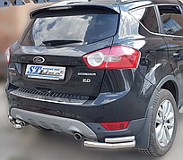 Задні подвійні куточки AK003-double 2 шт нерж Ford Kuga 2008-2013