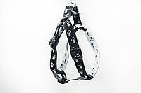 Шлейка для собак капронова Лапкі для декоративних собак 1,6 см