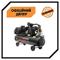 Компрессор воздушный INTERTOOL PT-0036 100 л, 4 кВт, 380 В, 10 атм, 600 л/мин. 3 цилиндра TSH