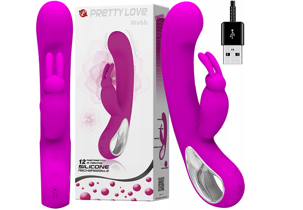 Кліторальний масажер BUNNY VIBRATOR SEX GADGET, фото 1