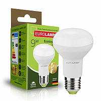 LED Лампа EUROLAMP EKO R63 9W E27 3000K