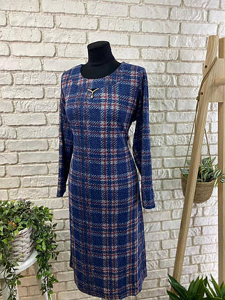 Лаконічна жіноча сукня, тканина "Ангора" 52 розмір, фото 2