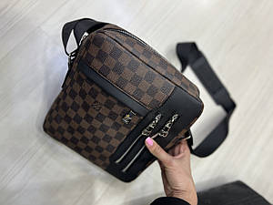 Сумка на плече чоловіча Louis Vuitton LV чорна