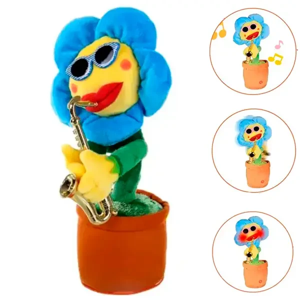 Саксофоніст, що танцює, Dancing Sunflower Синій, що тоне,