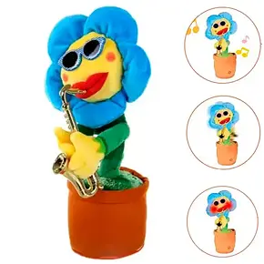Саксофоніст, що танцює, Dancing Sunflower Синій, що тоне,, фото 1