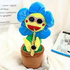 Саксофоніст, що танцює, Dancing Sunflower Синій, що тоне,, фото 4