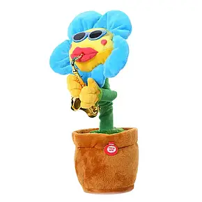 Саксофоніст, що танцює, Dancing Sunflower Синій, що тоне,, фото 3