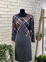 Лаконічна жіноча сукня, тканина "Ангора" 56 розмір, фото 3