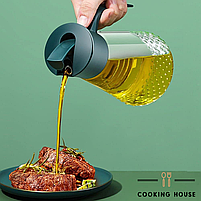 Скляна пляшка Cooking House 630 мл з дозатором для оливкової олії ., фото 5