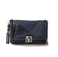 Маленькая синя сумочка Victoria's Secret The Victoria Mini Shoulder Bag