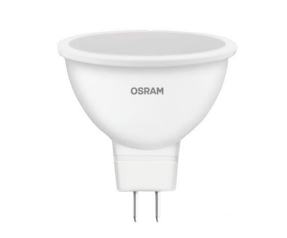 Лампа LED MR16 230V 6.0W 840 GU5.3 110° Value 50 OSRAM 4058075689237 (заміна 50Вт)