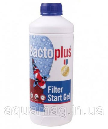 BactoPlus Filter Start Gel 1 л фільтруючий стартовий гель, бактерії для ставка, водоймища, УЗВ, фото 1